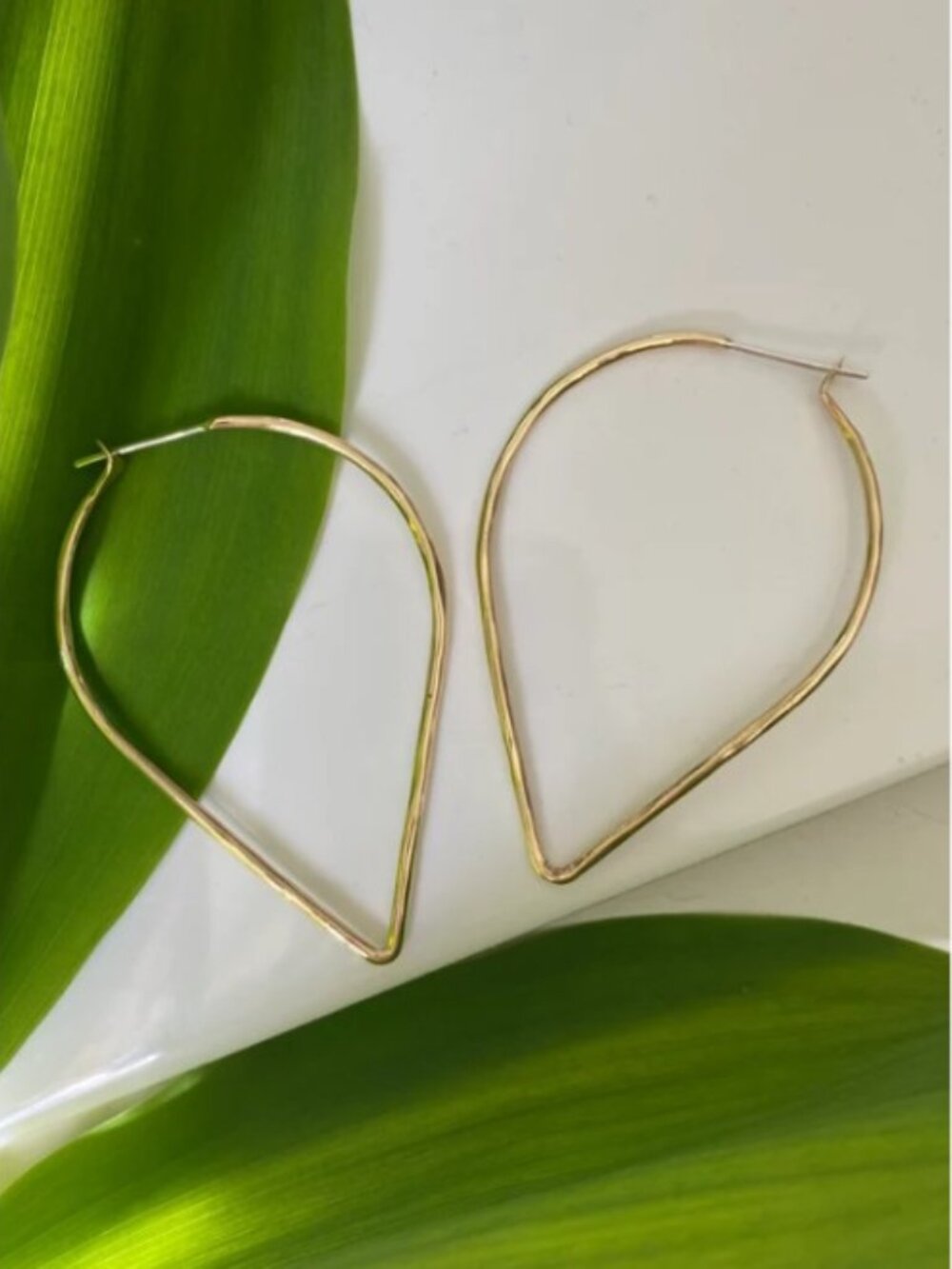 Lissa Bowie Petal Hoop Earrings